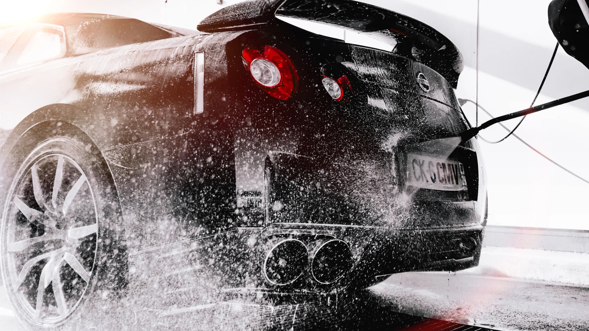 Multi-stage paint correction during a Carrectly detailing service