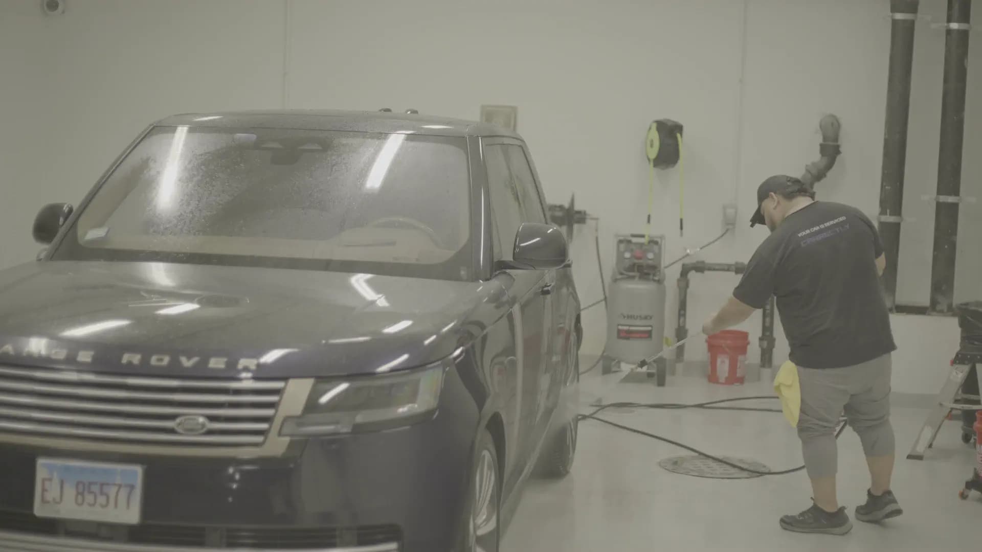 Premium on-site car wash and detailing at Wolf Point Plaza